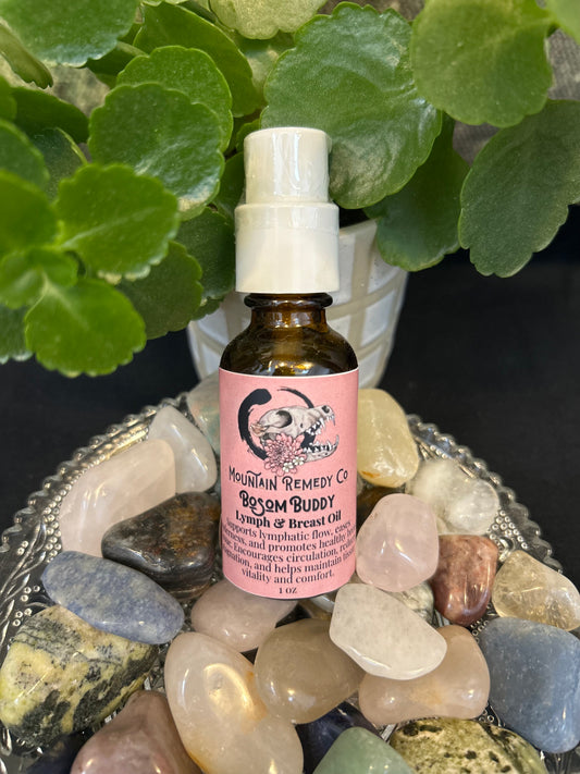 Bosom Buddy Lymph & Breast Oil - 1 oz
