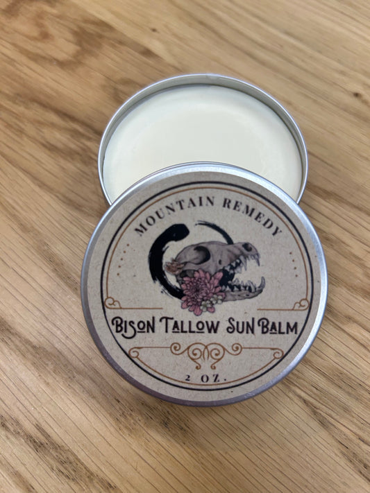 Bison/Buffalo Tallow Sun Balm