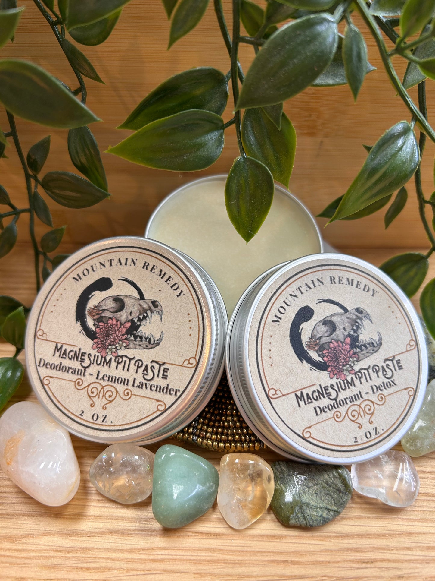 Magnesium Pit Paste Deodorant - 2 oz tin
