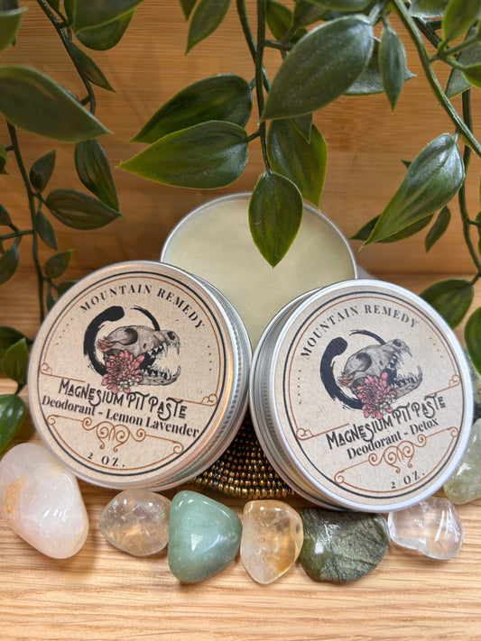 Magnesium Pit Paste Deodorant - 2 oz tin